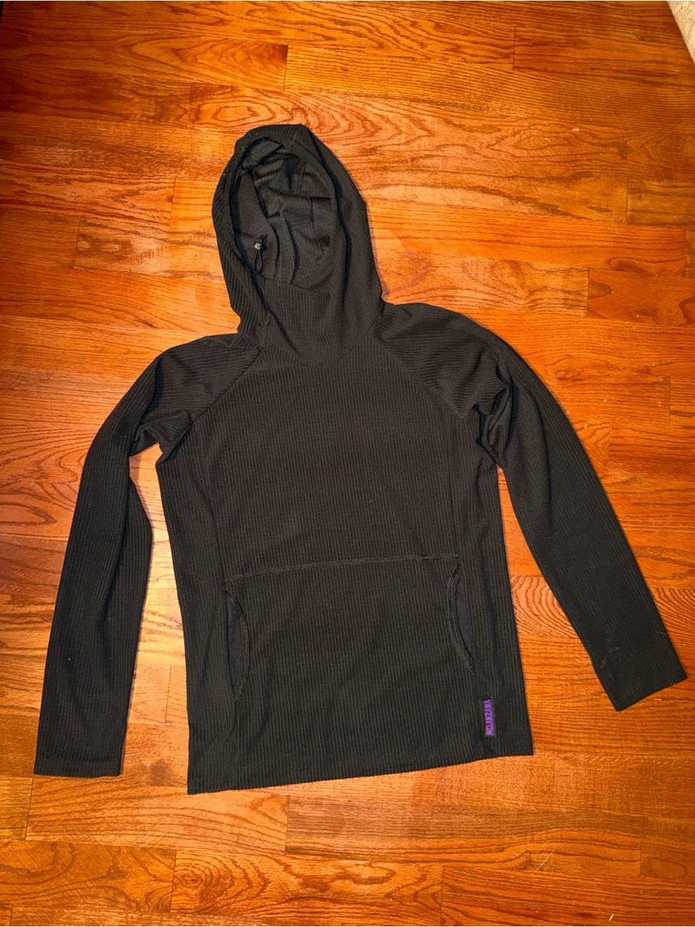NEW 2026 Melanzana Microgrid Hoodie - Black/Coal
